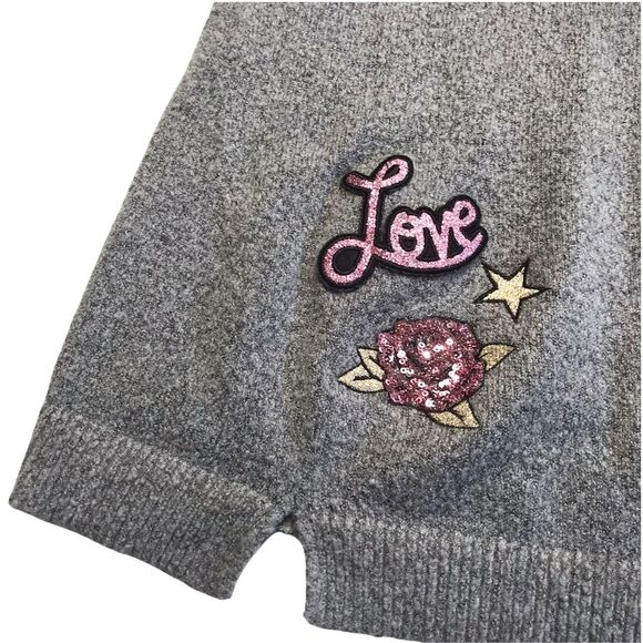 Place Soft & Cozy Embellished Tiger Princess Love Dress Gray Winter XXL (16) - Picture 4 of 10
